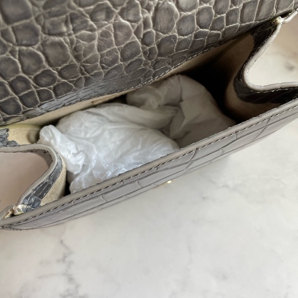 BY Far Ball Croco-Embossed Leather Top Handle Bag $699 - Picture 3 of 3